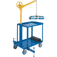 Tall Industrial Lifting Device with Mobile Cart, 500 lbs. (0.25 tons) Capacity Industrial Sales