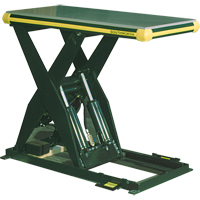 Hydraulic Backsaver Scissor Lift Table, Steel, 24" W x 48" L, 4000 lbs. Capacity Industrial Sales