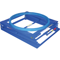 Support de palette ajustable, 42-1/4" lo x 40" la, Capacit&eacute; 4000 lb Industrial Sales