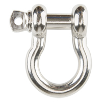 Screw Pin Anchor Shackle, 1/4", Screw Pin, Stainless Steel Industrial Sales