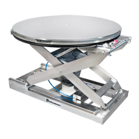 Positionneur pour palette &agrave; nivellement automatique EZ Loader SS - 100% acier inoxydable, 43" lo x 43" la, Capacit&eacute; 4000 lb Industrial Sales