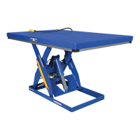Table &eacute;l&eacute;vatrice &agrave; ciseaux hydraulique, Acier, 72" lo x 48" la, Cap. 3000 lb Industrial Sales