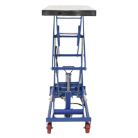 Table &eacute;l&eacute;vatrice &agrave; ciseaux hydraulique pneumatique, Acier, 35-1/2" lo x 20" la, Cap. 800 lb Industrial Sales