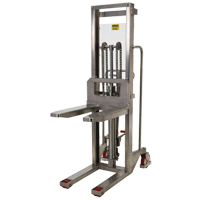 Gerbeur Hefti-Lift, M&eacute;canisme Pompe au pied, Capacit&eacute; de 880 lb, Levage max de 59" Industrial Sales