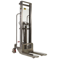 Gerbeur Hefti-Lift, M&eacute;canisme Pompe au pied, Capacit&eacute; de 880 lb, Levage max de 59" Industrial Sales