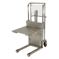 Gerbeur Hefti-Lift, M&eacute;canisme Pompe au pied, Capacit&eacute; de 450 lb, Levage max de 45-5/8" Industrial Sales