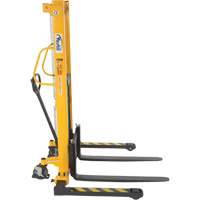 Gerbeur hydraulique manuel, Fonctionnement Pompe manuelle, Capacit&eacute; 2000 lb, Lev&eacute;e max 63" Industrial Sales