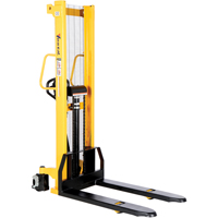 Gerbeur hydraulique manuel, Fonctionnement Pompe manuelle, Capacit&eacute; 2000 lb, Lev&eacute;e max 63" Industrial Sales