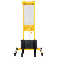 Gerbeur manuel, Fonctionnement Treuil manuel, Capacit&eacute; 770 lb, Lev&eacute;e max 60" Industrial Sales