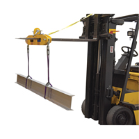 Forklift Lifting Beam, 7" x 2-1/2" Fork Pocket Industrial Sales