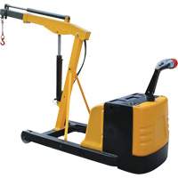 Electric Powered Floor Crane, 8.8' Lift, 1500 lbs. (0.75 tons), 44-1/4" Arm, 62-1/4" H Industrial Sales