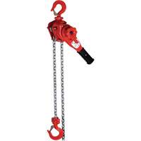 VQ Super Series Lever Hoist, 5' Lift, 2200 lbs. (1.1 tons) Capacity, Grade 100 Alloy Chain Industrial Sales