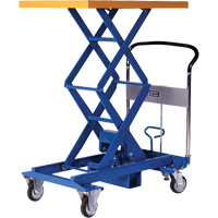 Table &eacute;l&eacute;vatrice &agrave; ciseaux Dandy Lift, 34-4/5" lo x 23-3/5" la, Acier, Capacit&eacute; 770 lb Industrial Sales