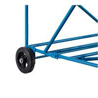CSA-Certified Rolling Step Ladder with Locking Step, 8 Steps, 30" Step Width, 72" Platform Height, Steel Industrial Sales