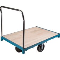 Heavy-Duty Platform Truck, 48" L x 24" W, 2500 lbs. Capacity, Nylon Casters Industrial Sales