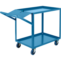 Chariots &agrave; cueillette, 36" h x 24" la x 64" p, 2 Tablettes, Capacit&eacute; 1200 lb Industrial Sales