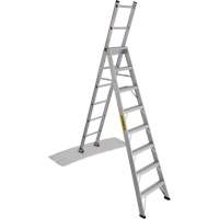 2700 Series Industrial Duty Multi-Way Ladders, 8', Aluminum, 250 lbs. Cap., ANSI 1, CSA 1 Industrial Sales
