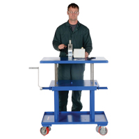 Hydraulic Lift Table, 24" L x 36" W, Steel, 2000 lbs. Capacity Industrial Sales
