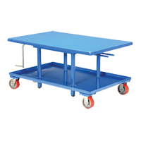 Post Lift Table, 42" L x 30" W, Steel, 2000 lbs. Capacity Industrial Sales