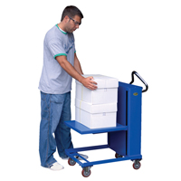 Self Elevating Tables, 20" L x 20" W, Steel, 230 lbs. Capacity Industrial Sales