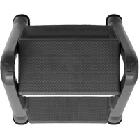 Escabeau repliable, 2 marches, 19-1/2" x 20-1/2" x Hauteur 22-3/4" Industrial Sales