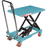 Table &eacute;l&eacute;vatrice robuste &agrave; ciseaux hydraulique, 27-1/2" lo x 17-3/4" la, Acier, Capacit&eacute; 330 lb Industrial Sales
