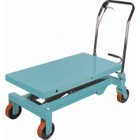 Heavy-Duty Hydraulic Scissor Lift Table, 39-3/8" L x 20-1/8" W, Steel, 1650 lbs. Capacity Industrial Sales