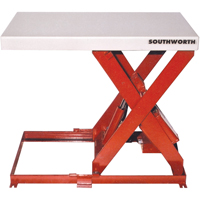 Scissor Lift Table, Steel, 36" L x 20" W, 550 lbs. Capacity Industrial Sales