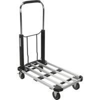 Foldable Platform Trucks, Aluminum, 300 lbs., 28" L x 16" W, 32" High Industrial Sales