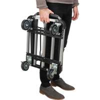 Foldable Platform Trucks, Aluminum, 300 lbs., 28" L x 16" W, 32" High Industrial Sales