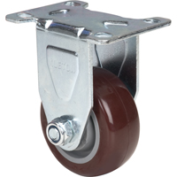 Roulette, Fixe, 3" (76 mm), Polyur&eacute;thane, 230 lb (104 kg) Industrial Sales