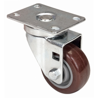 Roulette, Pivotant, 3" (76 mm), Polyur&eacute;thane, 230 lb (104 kg) Industrial Sales