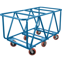 Flat Bed Lumber Cart, 60" x 30" x 33", 2500 lbs. Capacity Industrial Sales
