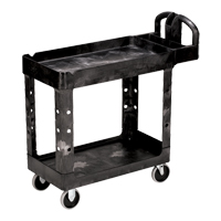 Heavy Duty Utility Cart - 4500-88, 2 Tiers, 17-1/8" x 33-1/4" x 39", 500 lbs. Capacity Industrial Sales