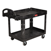 Heavy Duty Utility Cart - 4520-88, 2 Tiers, 25-1/4" x 39" x 44", 500 lbs. Capacity Industrial Sales
