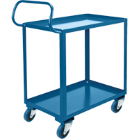 Ergonomic Shelf Truck, 800 lbs. Capacity, Steel, 20" W x 37" H x 32" D, Lip Up Industrial Sales