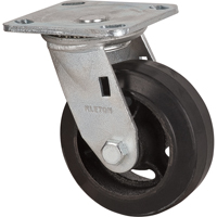 Mold-on Caster, Swivel, 5" (127 mm), Rubber, 440 lbs. (199 kg.) Industrial Sales