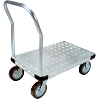 Aluminum Platform Truck, 24" W x 36" L, 4000 lbs. Cap., Polyurethane Wheels Industrial Sales