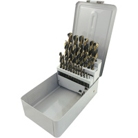 BG29 Jeu de forets JET-KUT Torque Drive, 29 morceaux, Acier rapide Industrial Sales