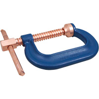 Heavy-Duty Forged C-Clamp, 10" (254 mm) Capacity, 5" (127 mm) Throat Depth Industrial Sales