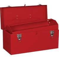 Heavy-Duty Tool Box, 8-1/2" D x 20" W x 9-1/2" H, Red Industrial Sales