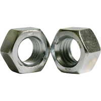 &eacute;crou hexagonal, 1/4", Zinc Cr+3, Filetage Cors&eacute; Industrial Sales
