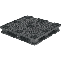 Double Deck Stackable Pallets, 4-Way Entry, 48-7/10" L x 45.7" W x 7-1/2" H Industrial Sales