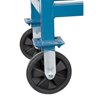Elevated Platform Trucks, 48" L x 24" W, 2000 lbs. Capacity, Nylon Casters Industrial Sales