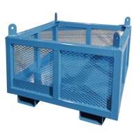 Panier de manutention, 24" ha x 48" la x 48" p, Capacit&eacute; de 1000 lb Industrial Sales