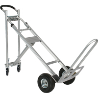Three-Position Spartan III Convertible Hand Truck, Aluminum, 750 lbs. Capacity Industrial Sales