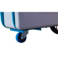 Chariot basculeur en acier, Poly&eacute;thyl&egrave;ne, 0,625 vg³, Capacit&eacute; de charge de 850 lb Industrial Sales