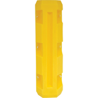 Protecteur de colonne &eacute;troite, Ouverture int&eacute;rieure 3" x 3", 12" lo x 12" la x 42" h, Jaune Industrial Sales