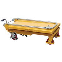 Hydraulic Scissor Lift Table, 17.75" L x 27.5" W/27-1/2" L x 17-3/4" W, Steel, 330 lbs. Capacity Industrial Sales