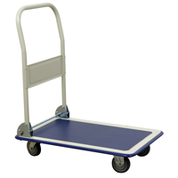 Folding Handle Platform Truck, Steel, 440 lbs., 29" L x 19" W, 32-1/2" High Industrial Sales